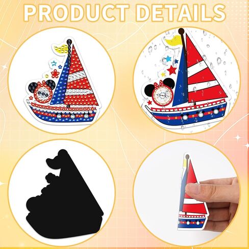 12 PCS Mouse Diamond Painting Magnets ، Mouse Mouse Diamond Art Magnet للأطفال البالغين ، ومغنطة الثلاجة المائية ، وحرف DIY للمرآب ، والمطبخ ، والثلاجة in Kuwait