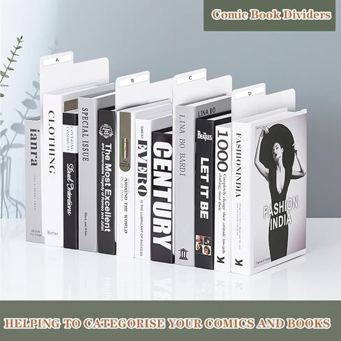 50 Pieces Comic Book Dividers with Tabs,Patient Divider Cards,Card Dividers Comic Book Boards for Storage Boxes 11.22 X 7.24 Inche in Kuwait