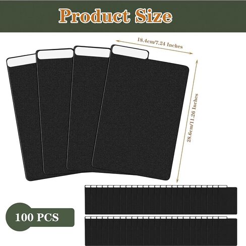 50 Pieces Comic Book Dividers with Tabs,Patient Divider Cards,Card Dividers Comic Book Boards for Storage Boxes 11.22 X 7.24 Inche in Kuwait