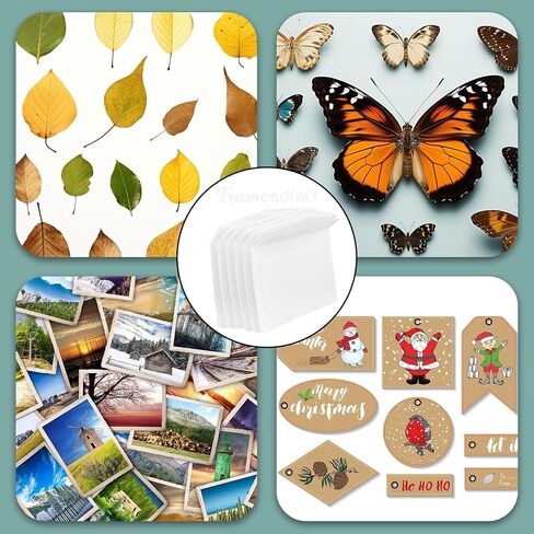 Framendino, 200 Pack Glassine Envelopes Mini Lotto Lottery Ticket Holders Seed Envelope Holder for Wedding Guest in Saudi Arabia