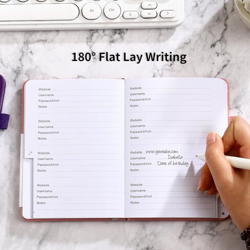 Password Keeper Book with Alphabetical Tabs，Small Password Books for Seniors, Password Notebook for Internet Website Address Log in Detail, Password Logbook to Help You Stay Organized in Saudi Arabia
