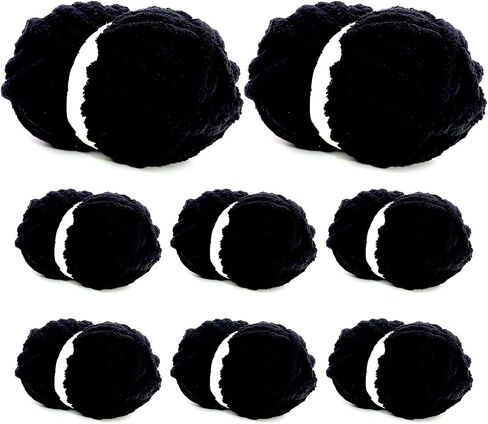 8 Pack Giant Chunky Yarn for Crocheting/Hand Knitting, Blanket Extra Thick Yarn, Mint, Teal, Green Super Bulky Large Soft Fluffy Plush Fuzzy Thick Chenille Yarn-1 Pack of 226g/7.97oz-Green Gradient in Kuwait