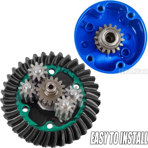 RC 2Pcs Speed Up 35T Differential & 14T Main Gear Set Upgrades Part for 1/8 Typhon Vendetta 3S BLX Infraction,1/10 Bigrock Granite Senton Vorteks 3S BLX Kraton Outcast 4S BLX,Red in Saudi Arabia