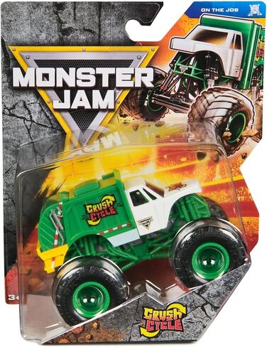 Monster Jam 2025 المسؤول 1:64 Diecast Truck Series 42 في دورة Crush Cycle in Saudi Arabia