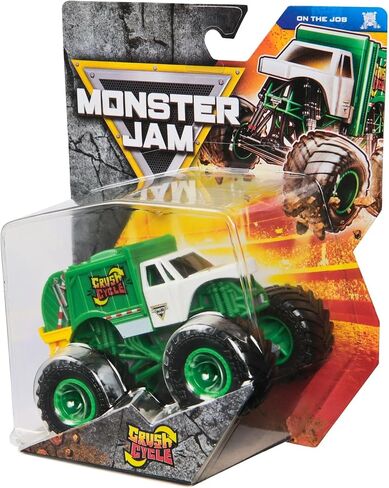 Monster Jam 2025 المسؤول 1:64 Diecast Truck Series 42 في دورة Crush Cycle in Saudi Arabia