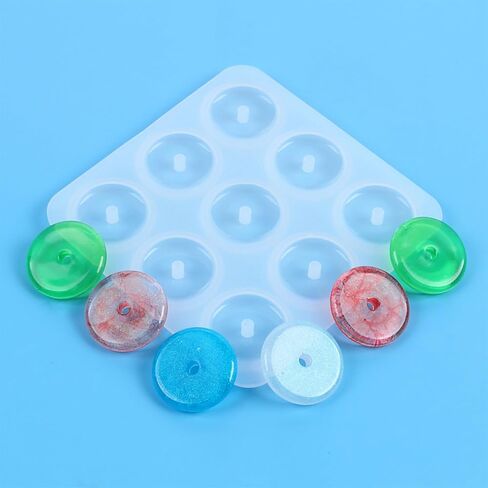 3pcs قلب الراتينج القالب لعلاج حرفة DIY ، القلب القلب من السيليكون لقلادة سلسلة المفاتيح ، قلادة راتنج الايبوكسي على شكل القلب لخرز قلادة المجوهر in Kuwait