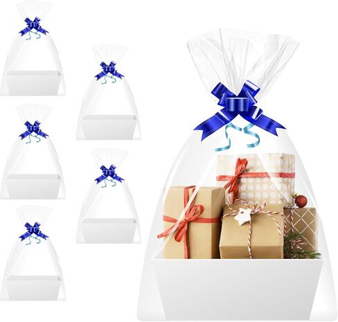 Baskets For Gifts Empty Organizing,【5PK】 White Small Gift Basket Empty To Fill For Holiday, Birthday, Easter,Wedding Baby Party Gifting And Any Occasion in Saudi Arabia