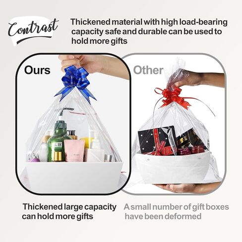 Baskets For Gifts Empty Organizing,【5PK】 White Small Gift Basket Empty To Fill For Holiday, Birthday, Easter,Wedding Baby Party Gifting And Any Occasion in Saudi Arabia