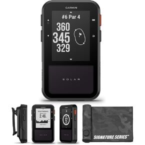 جهاز محمول صغير الحجم من Garmin Approach G30 Golf GPS | شاشة لمس كاملة الألوان | رسم خرائط دقيقة للمسافة | محملة مسبقًا بأكثر من 41 ألف دورة عالمية | نظام تحديد المواقع العالمي (GPS) عالي الحساسية مع مجموعة هدايا Signature Series in Saudi Arabia