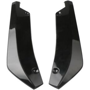 Rear Bumper Diffuser Spoilers Cars for VW Passat Variant (B7) 2010 2011 2012 2013 2014, Anti Scratch Rear Wrap Angle Protector Exterior Decoration Car Accessories,Black in Kuwait