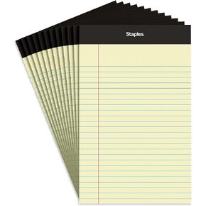 Tru Red Notepad, 5" X 8", Narrow Ruled, White, 50 Sheets/Pad, Dozen Pads/Pack (Tr57338) in Saudi Arabia