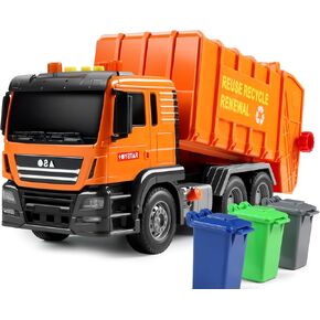 Dwi Dowellin Crane Truck Thare للأطفال الصغار 2-4 ، 3-5 | لعبة البناء مع ذراع الدوران والصوت والأضواء | شاحنات للأولاد ، هدية لـ 3 4 5 5 سنوات أولاد يبلغون من العمر in Kuwait