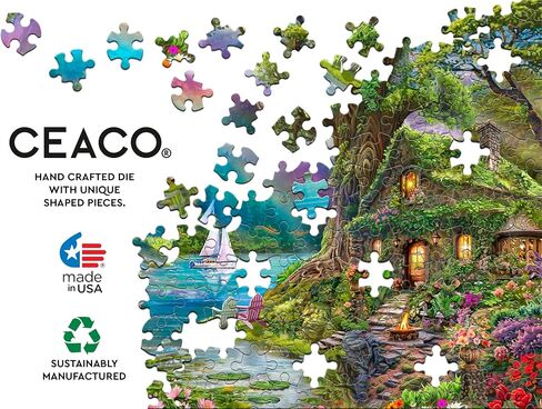Ceaco - 1000 Piece Jigsaw Puzzle - Steve Sundram - Magical Bay - Relaxing and Fun Activity for Adults in Saudi Arabia