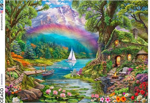 Ceaco - 1000 Piece Jigsaw Puzzle - Steve Sundram - Magical Bay - Relaxing and Fun Activity for Adults in Saudi Arabia