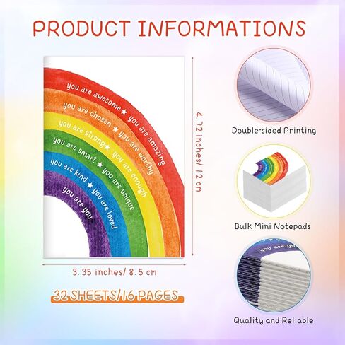 Motivational Notebooks Bulk Mini Positive Affirmations Journals Mini Composition Notebook Inspirational Mental Health Notepad for College School Students Teacher Employee(25 Pcs,Feeling) in Saudi Arabia