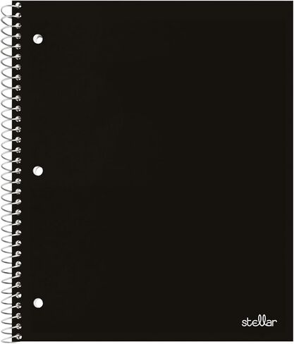 Office Depot® Brand Stellar Poly Notebook, 8-1/2" x 11",1 Subject, College Ruled, 80 Sheets, Assorted Colors, Pack Of 8 in Saudi Arabia