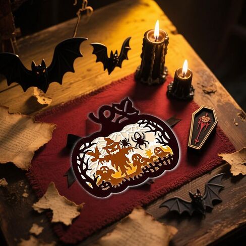 Halloween Cute Ghost Cutting Dies for Card Making Die Carbon Steel Stencil Embossing Template for Halloween Cards Scrapbooking Paper Album Invitation Decor in Saudi Arabia
