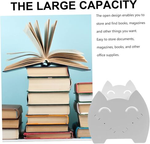 Gadpiparty Multi-Function Boys and Girls Desktop Bookshelf Organizer Small Book Storage Rack Non-Slip Base Compact Book Holder for Home Office and Children's Room in Saudi Arabia