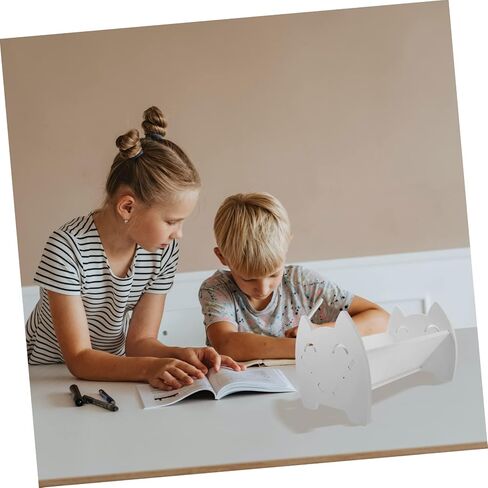 Gadpiparty Multi-Function Boys and Girls Desktop Bookshelf Organizer Small Book Storage Rack Non-Slip Base Compact Book Holder for Home Office and Children's Room in Saudi Arabia