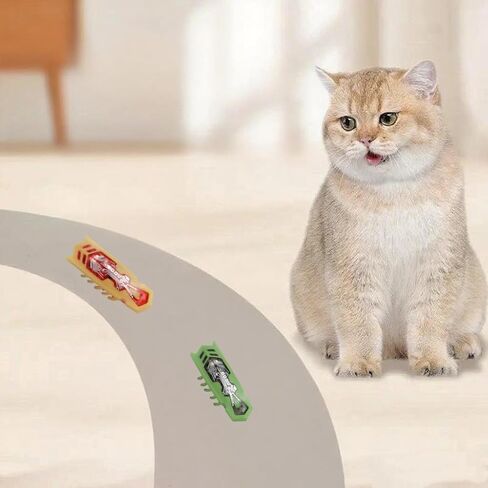 ألعاب CAT التفاعلية ، 2pcs الخنفساء المتحرك الكهربائي ، بيتل الروبوت الكهربائي المصغر. لعبة تفاعلية كهربائية مضحكة ، تعمل البطارية in Kuwait
