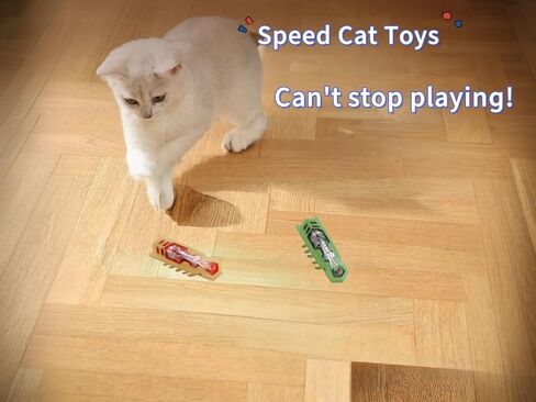 ألعاب CAT التفاعلية ، 2pcs الخنفساء المتحرك الكهربائي ، بيتل الروبوت الكهربائي المصغر. لعبة تفاعلية كهربائية مضحكة ، تعمل البطارية in Kuwait