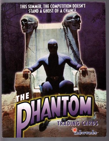 Phantom Trading Cards Sales Brochure 1996-Inkworks-4 pages in color-rare-FN in Saudi Arabia