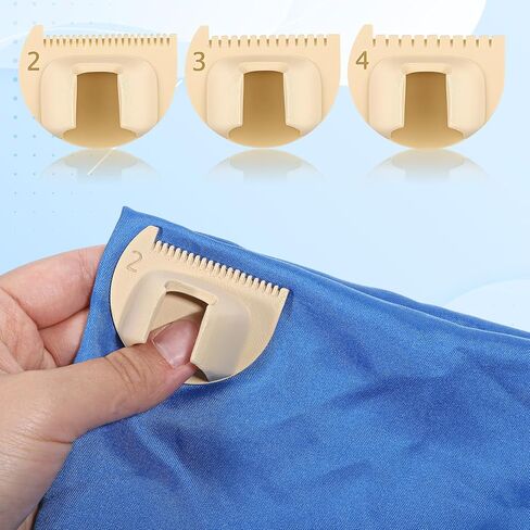 3 PCS حافة غرزة المقياس والخياطة ، مقياس الإبرة القياس أداة قياس ميني غرزة الإبهام الدليل 2/3/4MM إبرة حاكم خياطة الحاكم طقم للمبتدئين وكبار السن (براون) in Kuwait