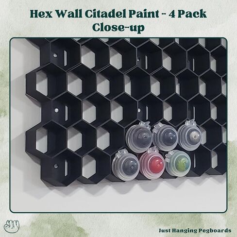 حامل وعاء الطلاء الحائط-متوافق مع أواني الطلاء في القلعة-رف تخزين Hobby Craft for Miniature ، و Warhammer Model Painting-منظم لتوفير الفضاء-مصنوع في الولايات المتحدة الأمريكية (2) in Kuwait