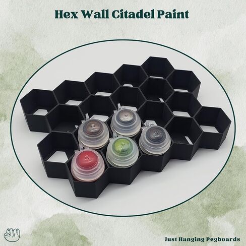 حامل وعاء الطلاء الحائط-متوافق مع أواني الطلاء في القلعة-رف تخزين Hobby Craft for Miniature ، و Warhammer Model Painting-منظم لتوفير الفضاء-مصنوع في الولايات المتحدة الأمريكية (2) in Kuwait