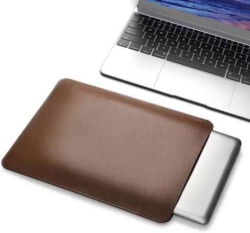 13/14/15/15 بوصة فوكس كمبيوتر كمبيوتر محمول | متوافق مع MacBook Air/Pro و Dell XPs و Surface Pro & More | تصميم رفيع للغاية + ملاءمة عالمية (بني داكن ، كمبيوتر محمول 13 بوصة) in Kuwait