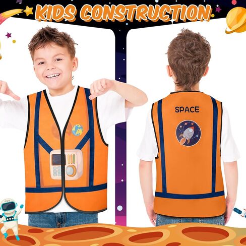 Panitay 12 قطعة من مساعد المجتمع للأطفال، فستان سترة مهنية، قماش تنكري للأطفال الصغار، لوازم أزياء لعب الأدوار للأطفال الصغار in Kuwait