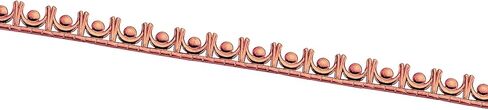SWJ™ 99% Copper Gallery Bezel Wire – “Swag" Pattern – 12 Inches x (5.44 x 0.66mm) - Dead Soft Decorative Bezel Strip for Cabochon Settings, Jewelry Making, and Metal Art by SWJ Supply in Saudi Arabia