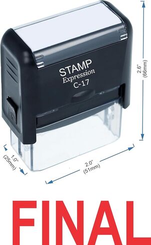 Stampexpression - طابع مطاطي في المكتب النهائي - الحبر الأحمر (A -5300) in Kuwait