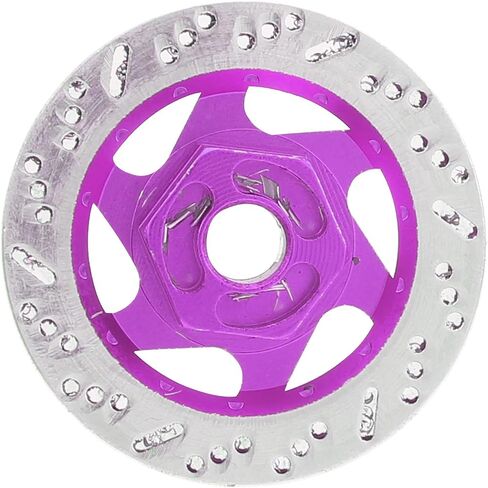 4PCS RC Car Brake Disc,Aluminium Alloy Hex Adapter for 1/10 Remote Control Car Upgrade Parts (Dark Blue) in Saudi Arabia