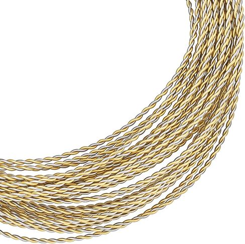 Benecreat 19.7ft مستديرة سلك المجوهرات الملتوية ، و 20 مقياسًا من النحاس النحاسي المقاوم لتصنيع سوار القلادة والمشروع المصنوع يدويًا ، والذهب الوردي والبلاتينوم in Saudi Arabia