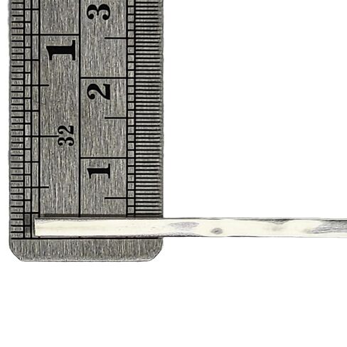 سلك إطار عادي 999 شريط فضي فضي Flat (3/32 "x 30 Gauge x 1ft) - قطاع واحد - لفن المجوهرات من Wizart in Kuwait