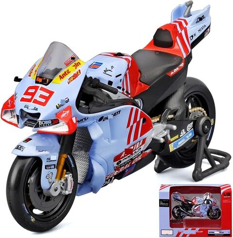 HTLNUZD 2024 1/18 GP23#93 Motorcycle Adult Alloy Miniature Diecast Model GP Collection Custom Gift in Saudi Arabia