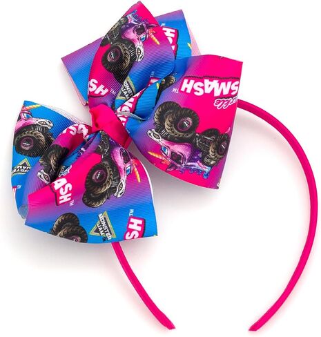 Monster Jam Kids Ribbon Bow Beadband Size One in Saudi Arabia