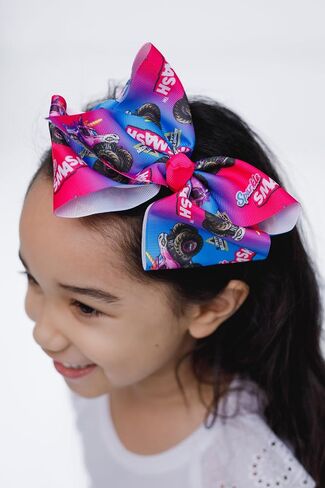 Monster Jam Kids Ribbon Bow Beadband Size One in Saudi Arabia