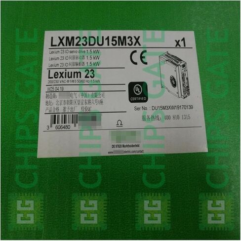 New in Box LXM23DU15M3X Servo Controller 1.5 Kw for Shipping in Saudi Arabia