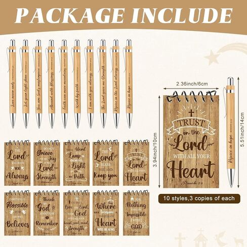 Pasimy 60 Pcs Christian Gifts Bulk Religious Notebooks and Pens Spiral Bible Verse Pocket Notepads Inspirational Mini Journals Ballpoint Pens for Women Sunday School Vbs Party Church Teacher Coworker in Saudi Arabia