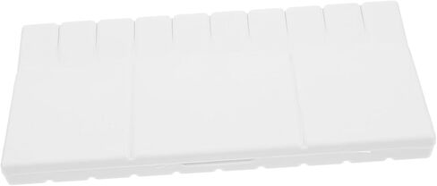 Plastic Watercolor Mixing Box Reusable Empty Palette for Pigment Storage Easy to Clean Durable Paint Tray for Artists and Students for Watercolor and Painting in Saudi Arabia