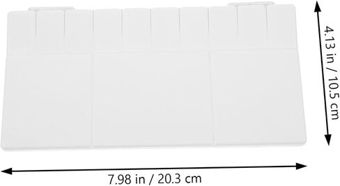 Plastic Watercolor Mixing Box Reusable Empty Palette for Pigment Storage Easy to Clean Durable Paint Tray for Artists and Students for Watercolor and Painting in Saudi Arabia