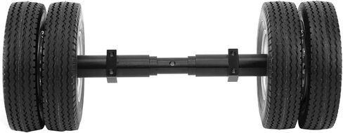 Alomejor RC Replacement Parts Rear Axle Tire 10-Hole Wheel Hub for 1/14 Scale Trailer No-Power Tire in Saudi Arabia