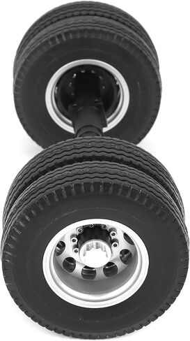 Alomejor RC Replacement Parts Rear Axle Tire 10-Hole Wheel Hub for 1/14 Scale Trailer No-Power Tire in Saudi Arabia