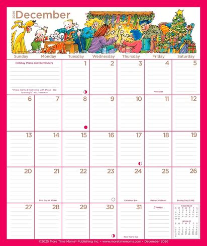 More Time Moms Magnetic Fridge Calendar 2026 (13x16 Inches) - September 2025 to December 2026 Monthly Calendar Sticks to Refrigerator - Includes 500+ Stickers to Track Appointments, Reminders, Chores in Saudi Arabia