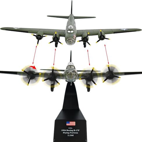 1/144 النطاق B-17 Flying Fortress Bomber Airplane Model B17 طائرة ثقيلة الطائرات المعدنية من أجل جمعها وهدية عيد ميلاد in Kuwait