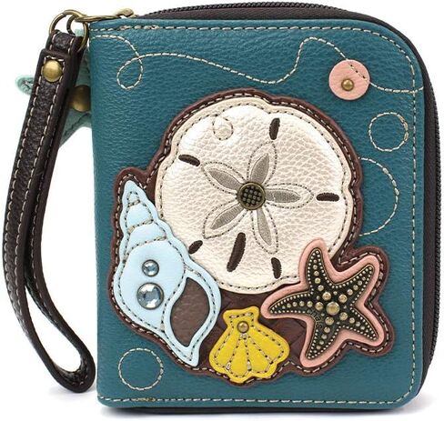 CHALA Zip-Around Wallet - Loon Bird - Blue in Saudi Arabia