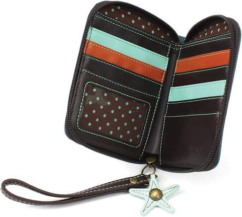 CHALA Zip-Around Wallet - Loon Bird - Blue in Saudi Arabia