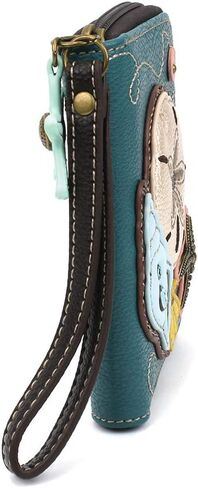 CHALA Zip-Around Wallet - Loon Bird - Blue in Saudi Arabia